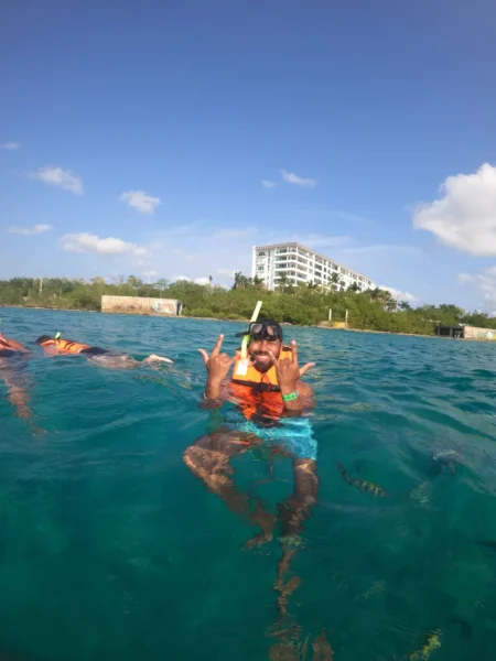 conociendo la vida maritima en cozumel