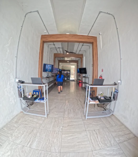 vista completa de la oficina para el check in en enva tours, idael para un tour familiar cozumel