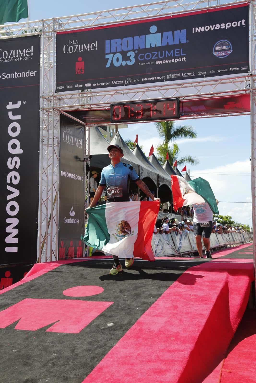 Jona Hernandez during IRONMAN 70.3 Cozumel